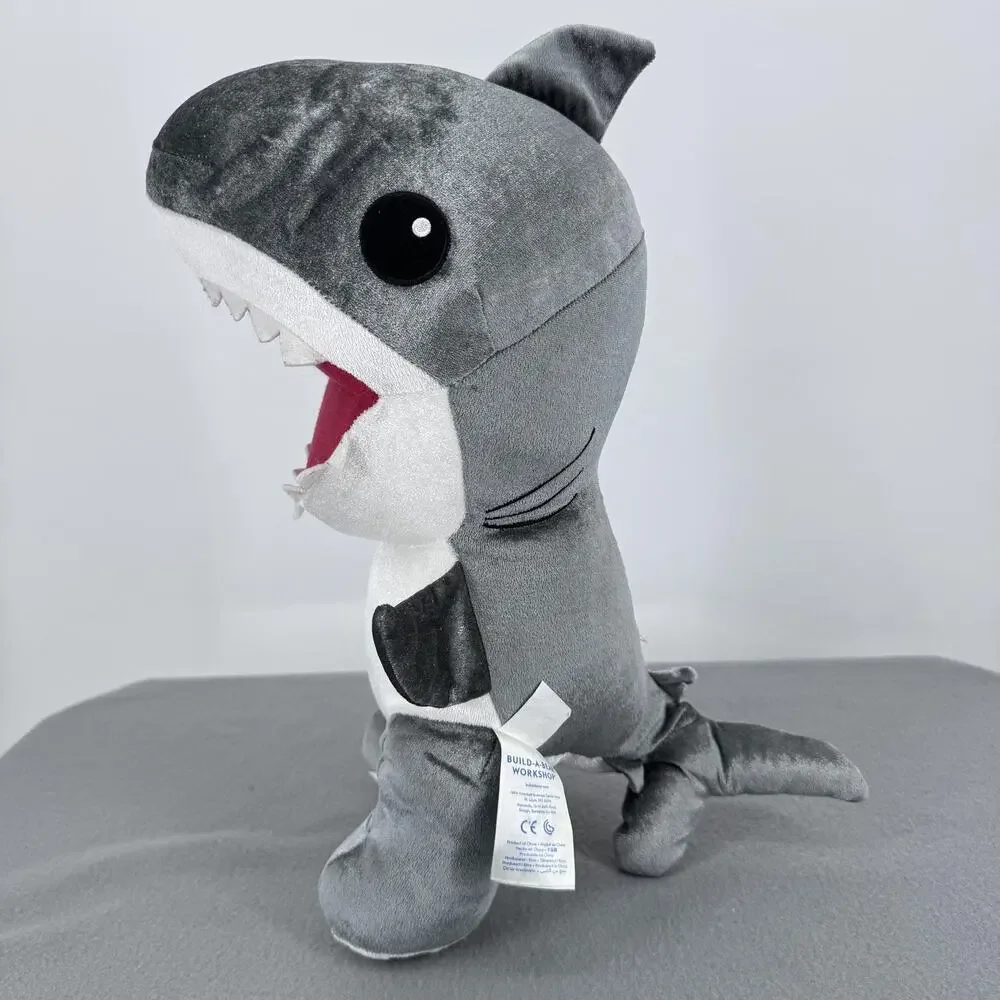 13in Build A Bear Discovery Shark Week 2020 Great White Shark Plush DCL - Picture 2 of 10